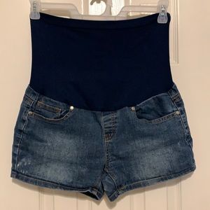 Bella Vida denim maternity shorts, Medium